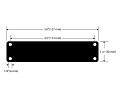 Bixpy Flat Surface Mount Dimensions