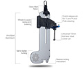 Bixpy Versa Rudder Features - Diagram