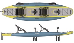 Hobie iTrek 14 Duo Tandem Inflatable Pedal Kayak