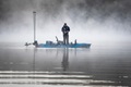 Fishing from the Pro Angler 14 on a lake