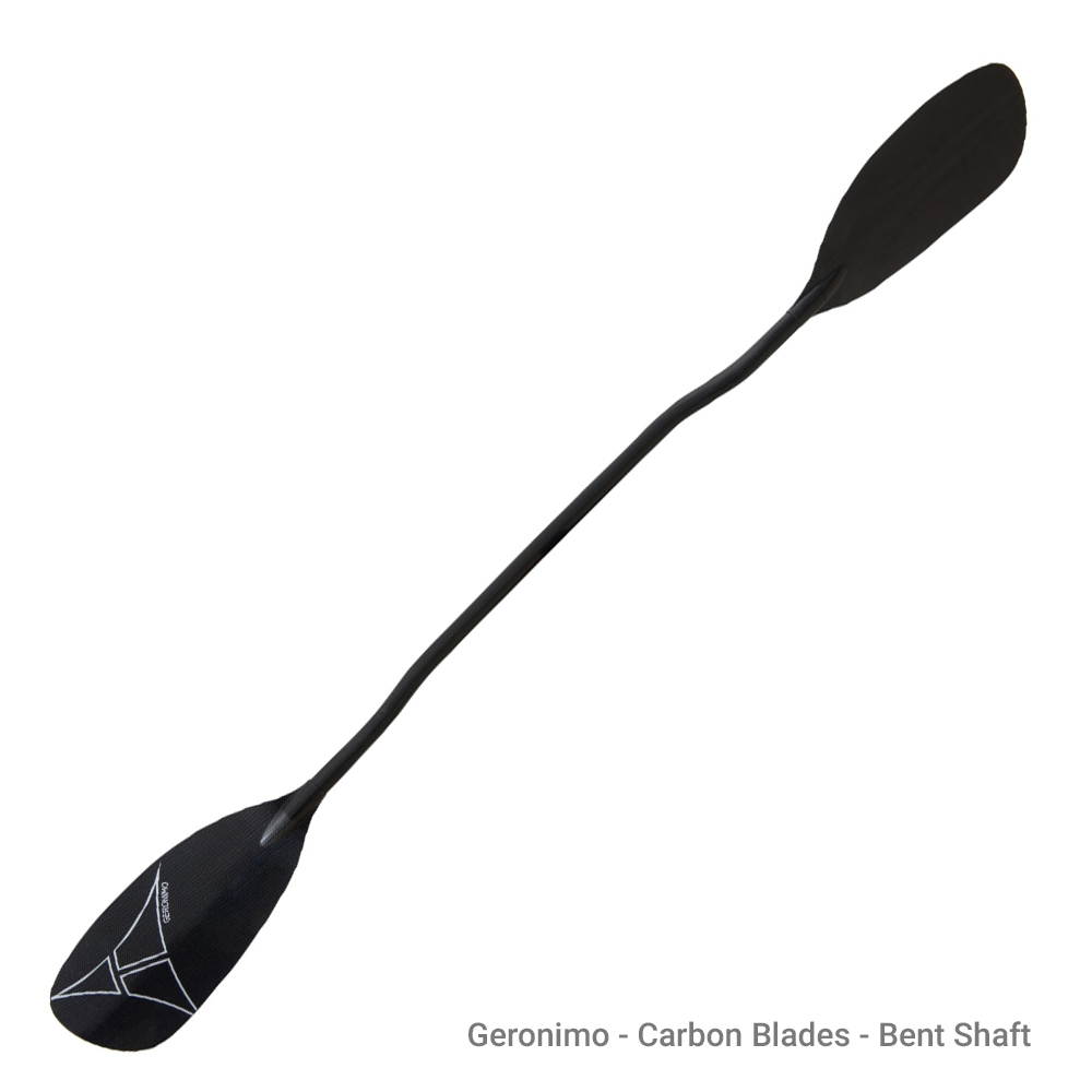 Adventure Technology Geronimo Paddle with Carbon Blades and Bent Shaft