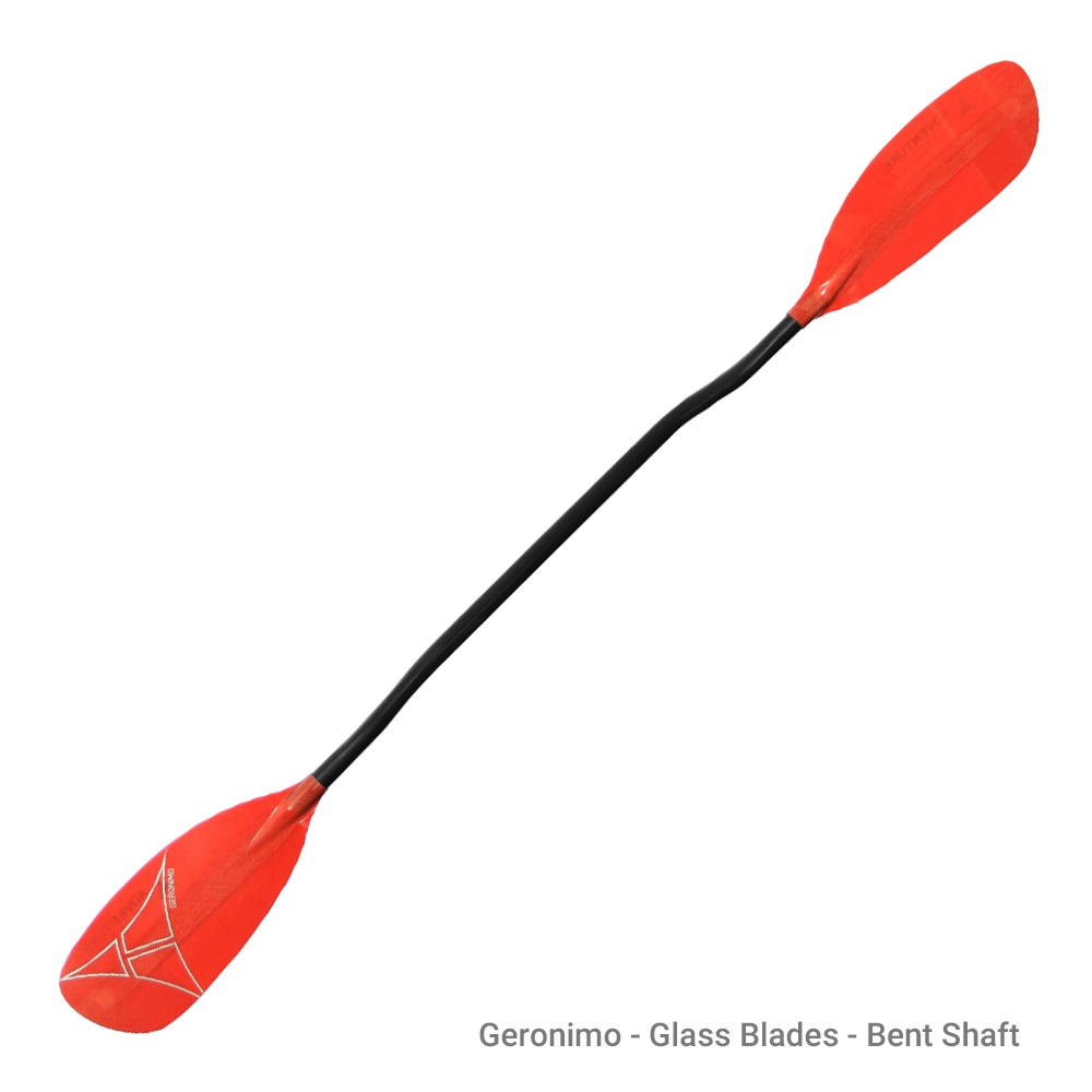 Adventure Technology Geronimo Paddle with Glass Blades and Bent Shaft