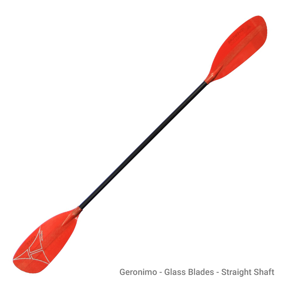 Adventure Technology Geronimo Paddle with Glass Blades and Straight Shaft