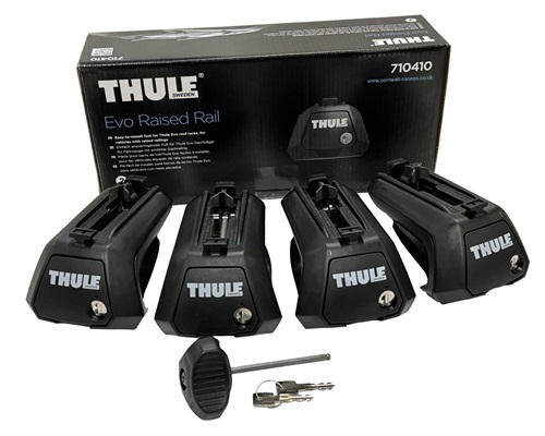 Thule 7104 Raised Rail Evo Foot Pack