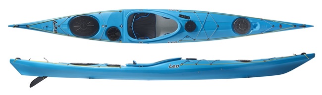 P&H Leo Sea Kayak in Tahoe Blue