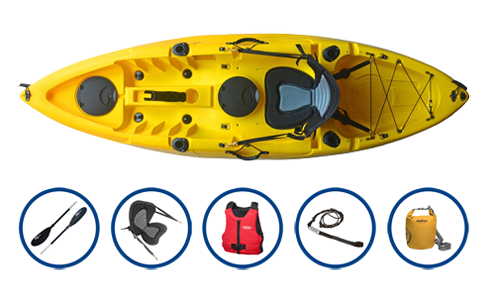 Enigma Kayaks Cruise Angler Package Deal