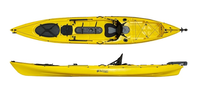 Enigma Kayaks Fishing Pro 14 in the Yellow colour option