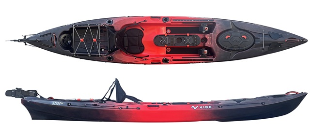 Vibe Hydra 130 in Tsunami Red