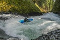 Paddling the Pyranha Scorch white water kayak